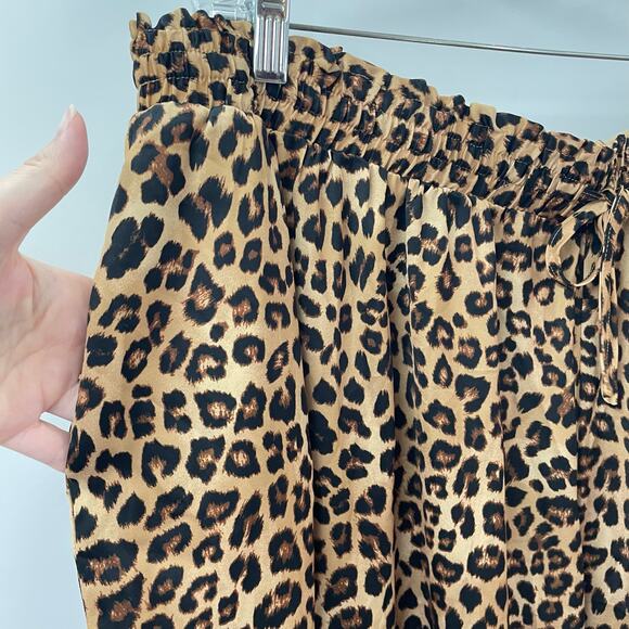 NWT Summersalt 2X Palazzo Pant With Ties Leopard Swim Cover-Up - Picture 5 of 9